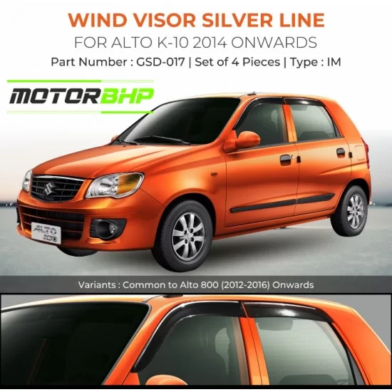 Door visor on sale alto 800